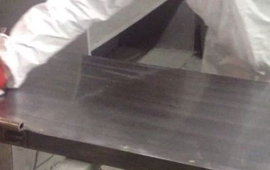 Обезжиривание металла мелом перед покраской