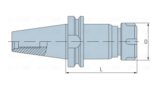 BT-TER (патроны с осевой компенсацией по длине для цанг ER)