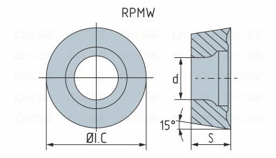 RPMW1003MO-1020 Пластина фрезерная
