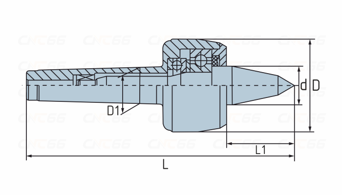 Центр вращающийся высокоточный типа M11, конус Морзе 5