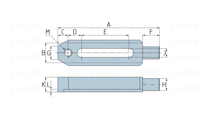 СО1.4-20.250 Прижим с цилиндрическим хвостовиком