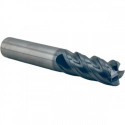 Фреза радиусная твердосплавная 4 зуба, HRC 70, 3х8х4х50L,R1