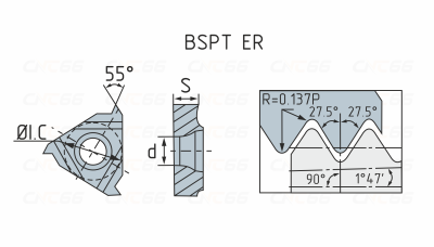 16ER11BSPT-WS5125 Пластина резьбовая