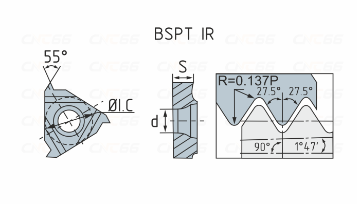 16IR11BSPT-WS5125 Пластина резьбовая