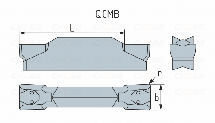 QCMB4004-WS7125 Пластина токарная