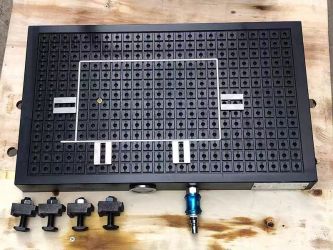 Вакуумный решетчатый стол 500*500 JICI