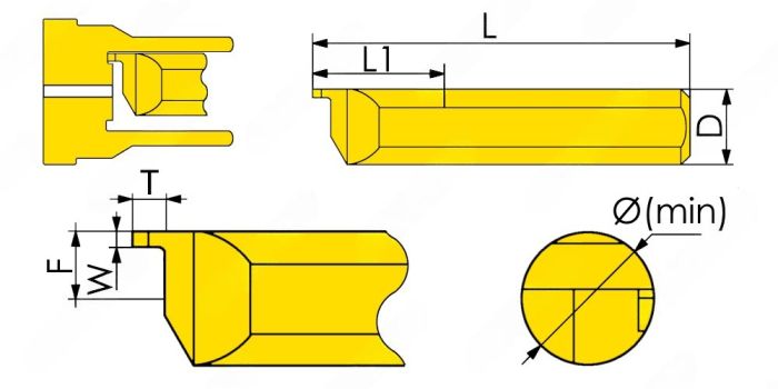 MPR-6-R0.2-L22-JF610M Мини-резец для продольного растачивания