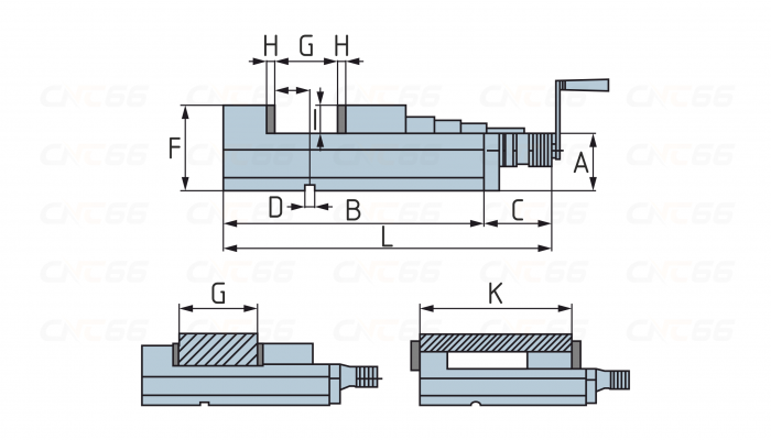 CHV-200A Тиски гидравлические станочные высокого давления