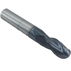 Фреза сферическая твердосплавная 3 зуба, HRC68, 4x8x4x50L, R2