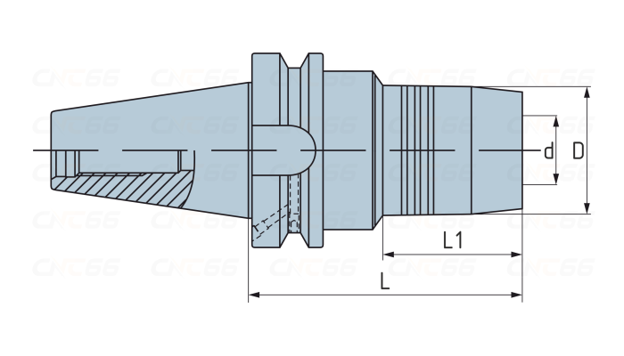 BT40-PHC08-90 Гидропластовый патрон