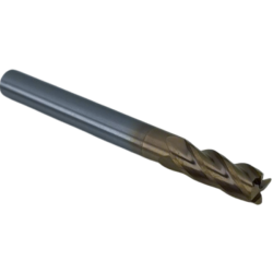 Концевая фреза с плоским торцом 4 зуба, HRC 55, 5х13х5х50L