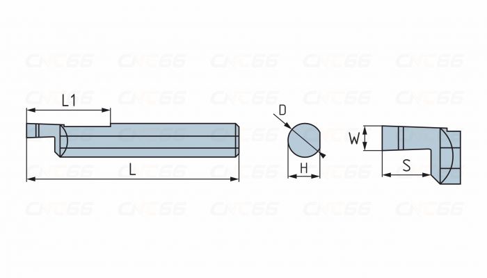 PSMFL8-20L-W2.0.TiAlN Мини-резец для обработки торцевых канавок