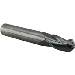 Фреза сферическая твердосплавная 3 зуба, AL, 4x8x4x50L, R2