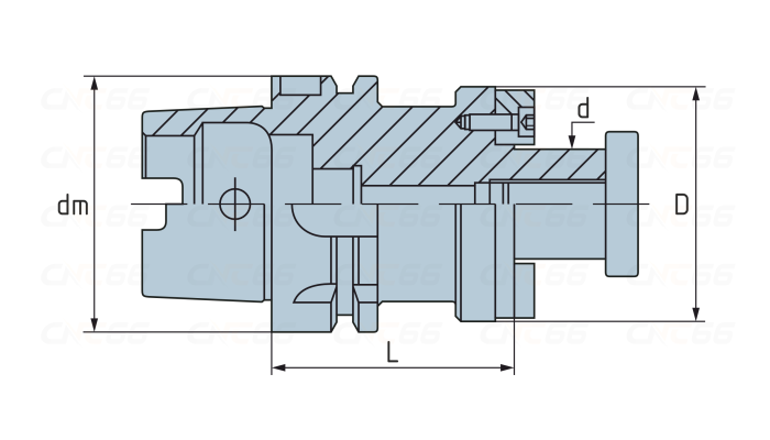 HSK100A-FMB32-60 Гидропластовый патрон