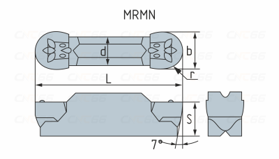 MRMN200-M-HFR7125 Пластина отрезная, канавочная