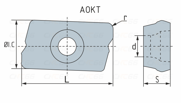 AOKT113508PEER-VM-HR5120 Пластина фрезерная
