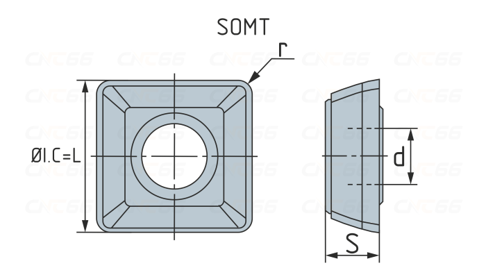 SOMT040204-DP-HR52522B Пластина для сверла