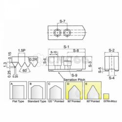 SJ08.95.35.37.14/5.B Кулачки сырые, комплект 3шт.