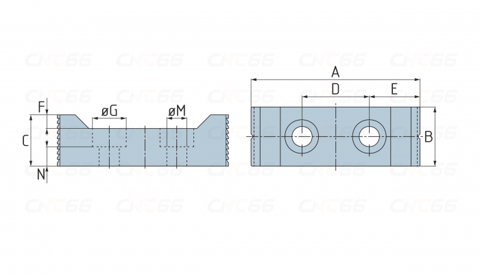 СО1.6-16130Р Установочный позиционный блок