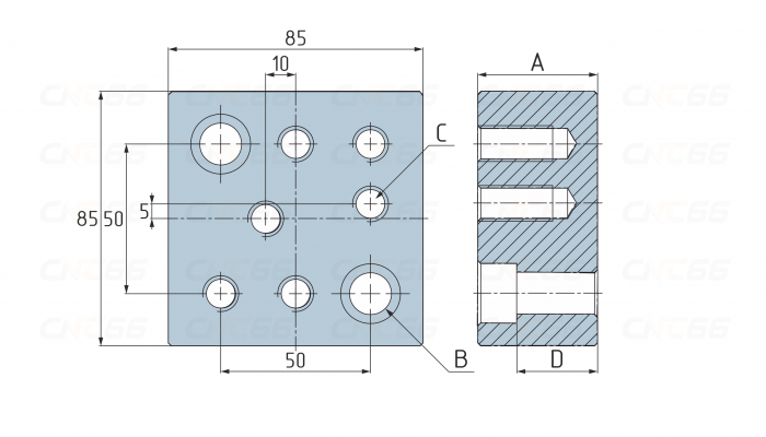 СП1.9-1240 Позиционная плита-адаптер