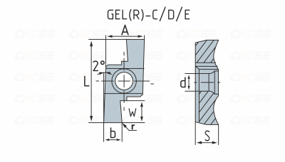 GEL300-D Пластина токарная
