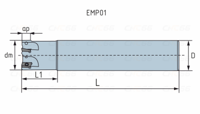 EMP01-012-G12-AP07-02C(25/85) Фреза концевая