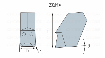 ZQMX3N11-1E-YBC251 Пластина токарная