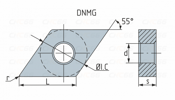 DNMG150604-GT-HS8125 Пластина токарная