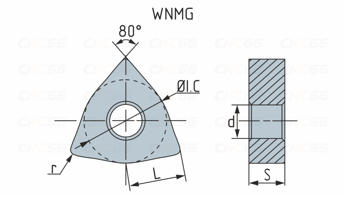 WNMG080404-BM-HS7125 Пластина токарная