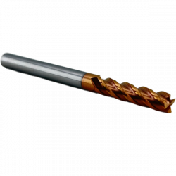 Концевая фреза с плоским торцом 4 зуба, HRC 55, 1,5х4х4х50L