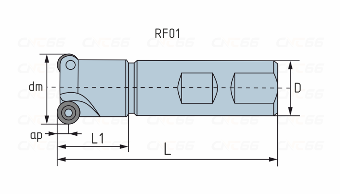 RF01.12W32.050.03 Фреза концевая