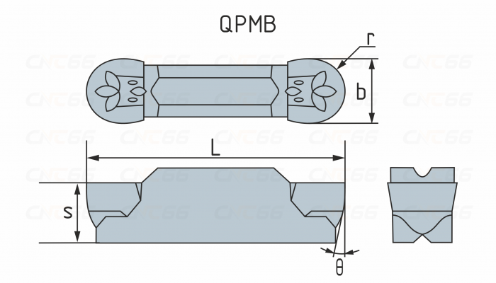 QPMB5025-M-WS7125 Пластина токарная