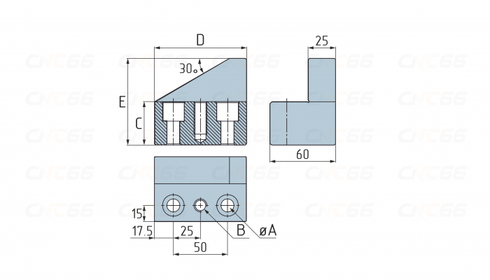 СП1.4-600-16 Многофункциональный V-блок левый