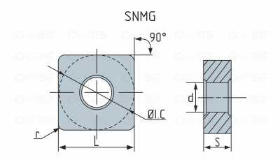 SNMG120412-GR-WS8125 Пластина токарная
