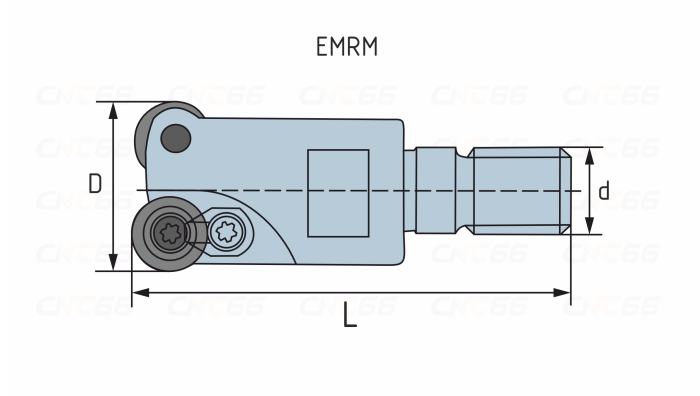 EMRM4R16-2T-M8 концевая фреза