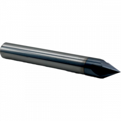 Фреза твердосплавная фасочная 3 зуба, HRC55, 10x20x10x75L-60°