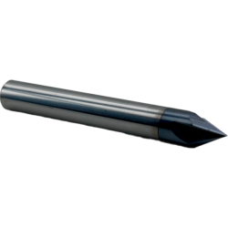 Фреза твердосплавная фасочная 3 зуба, HRC55, 14x21x14x100L-60°