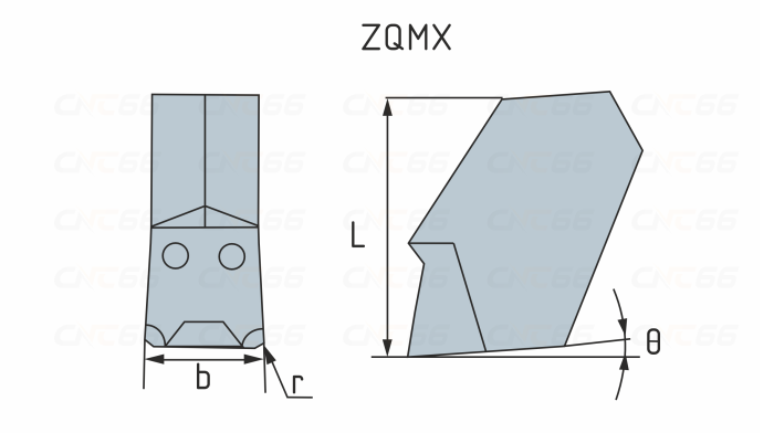 ZQMX5N11-1E-YBC251 Пластина токарная