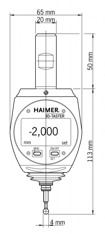 3d щуп Digital HAIMER 80.360.00.FHN 3d щуп Digital HAIMER 80.360.00.FHN