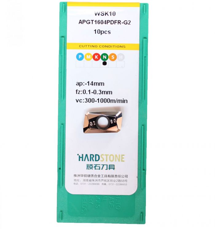 APGT1604PDFR-G2 WSK10  (Mitsubishi) Пластина фрезерная