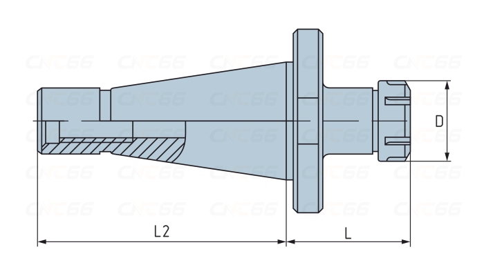 NT50-ER25-100 Патрон цанговый