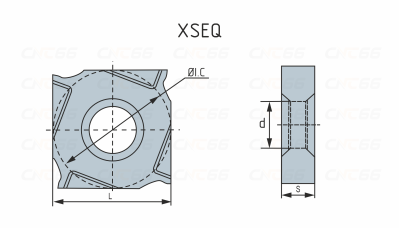 XSEQ1202-YBG302 Пластина фрезерная