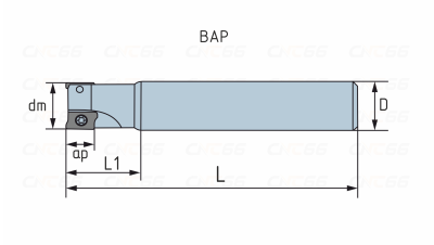 BAP300R-13-130-C12-1T Фреза концевая