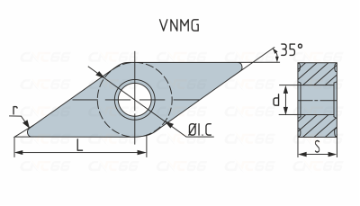 VNMG160408-HR6115 Пластина токарная