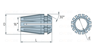 ER16-3,5 цанга