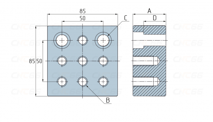 СП2.1-1250 Позиционная плита-адаптер