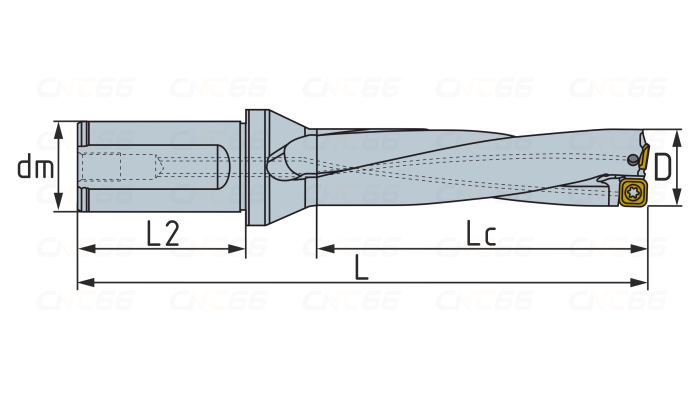 UD20.SP05.135.W20 Сверло со сменными пластинами