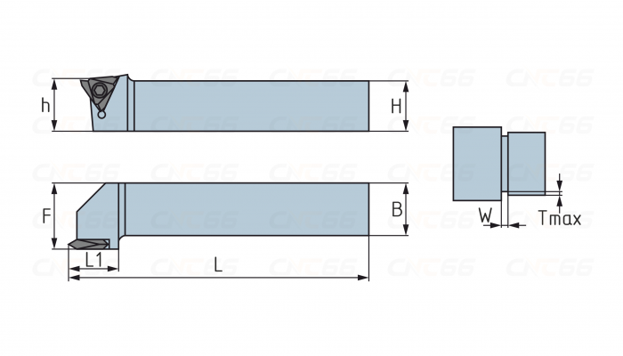 KTGFR2525M-16 державка отрезная