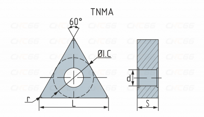 TNMA160408-HR6115 Пластина токарная TNMA160408-HR6115 Пластина токарная
