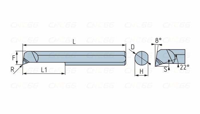MTR-6-R0.1-L15-JF610M Мини-резец для продольного растачивания